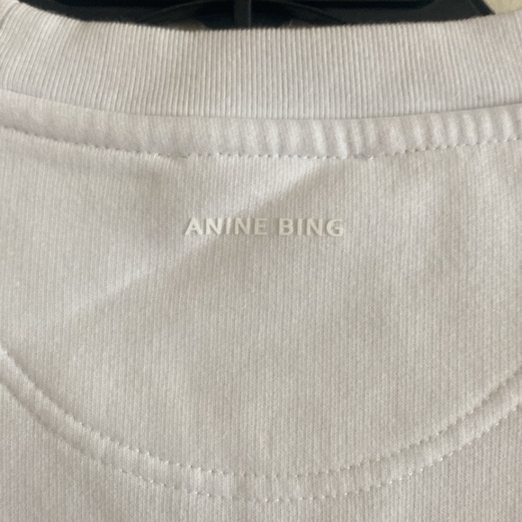 ANINE BING Ramona Kate Moss Cotton Sweatshirt NWT - Picture 14 of 16